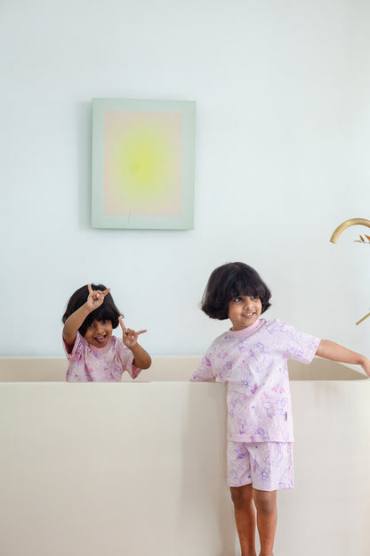 Lady in pink Oversized Co-ords