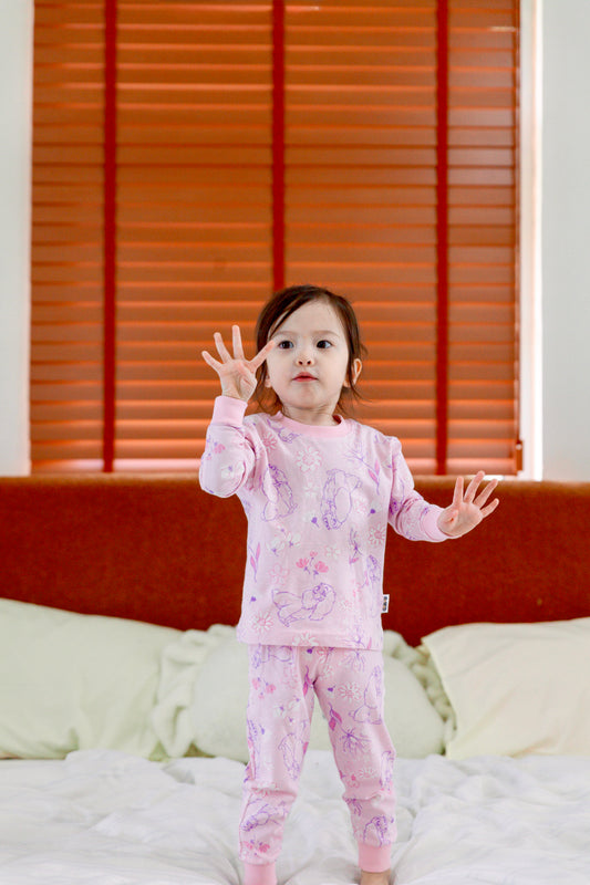 Lady In Pink Toddler Pyjamas