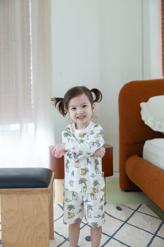 Lion Safari Basic Long Sleeve Co-ords