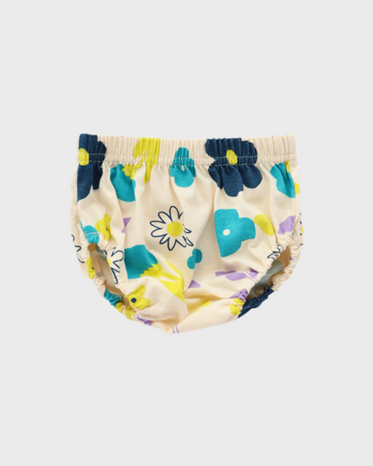 Floral Symphony Frill Dress + Bloomer
