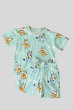 Blue Buddies Oversized Co-ords
