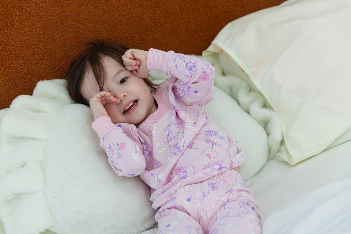 Lady In Pink Toddler Pyjamas