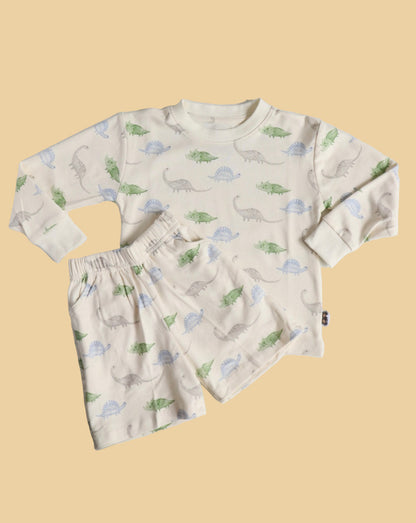 Pastel Roars Basic Long Sleeve Co-ords