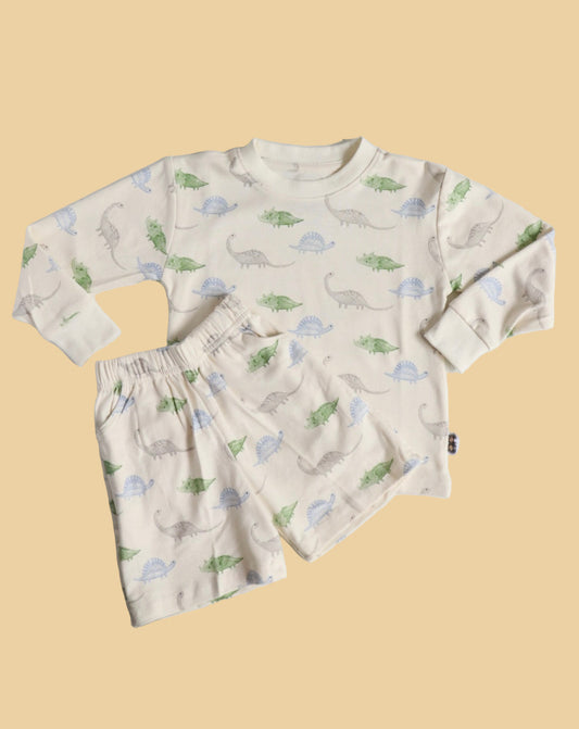 Pastel Roars Basic Long Sleeve Co-ords