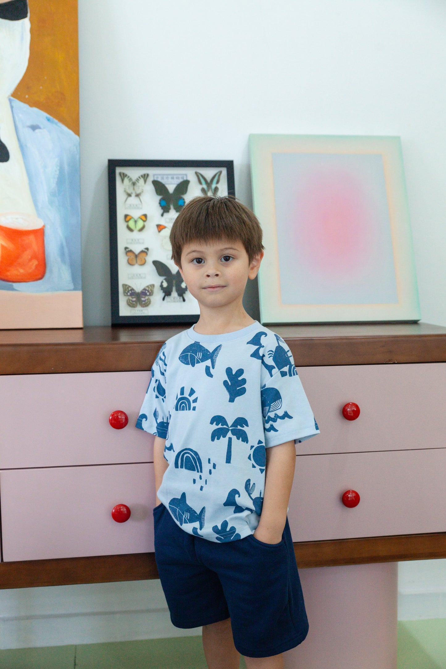 Blue Ocean Basic Solid Co-ords