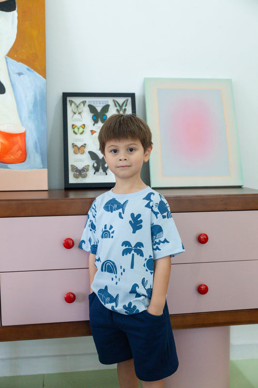 Blue Ocean Basic Solid Co-ords