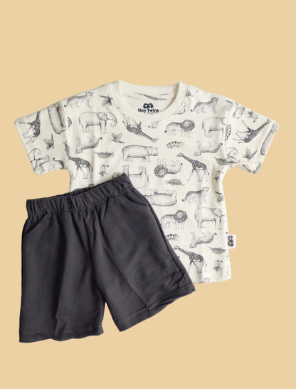 Night Safari Basic Solid Co-ords