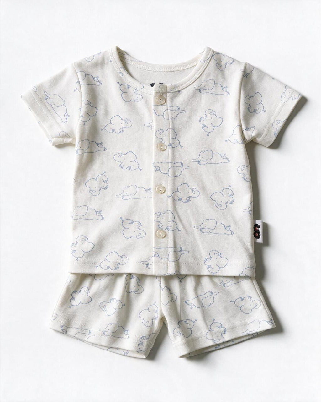Tiny Trumpet (White) Short Sleeve Co-ords