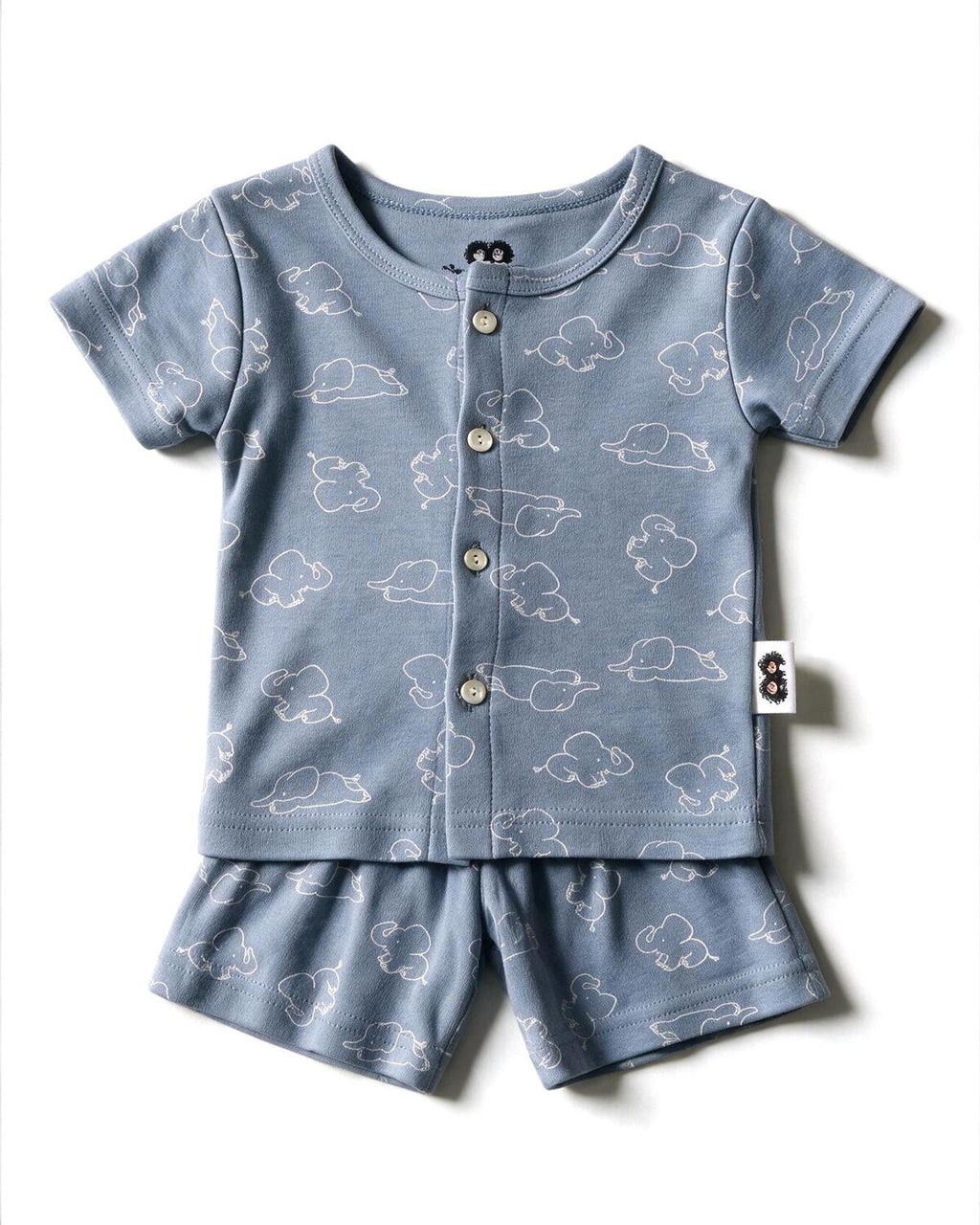 Tiny Trumpet (Blue) Short Sleeve Co-ords