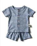 Tiny Trumpet (Blue) Short Sleeve Co-ords
