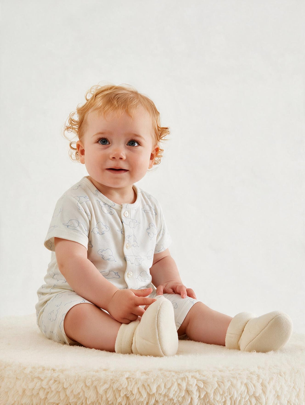 Tiny Trumpet (White) Short Sleeve Co-ords