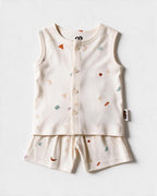 Colour Blocks Sleeveless Co-ords