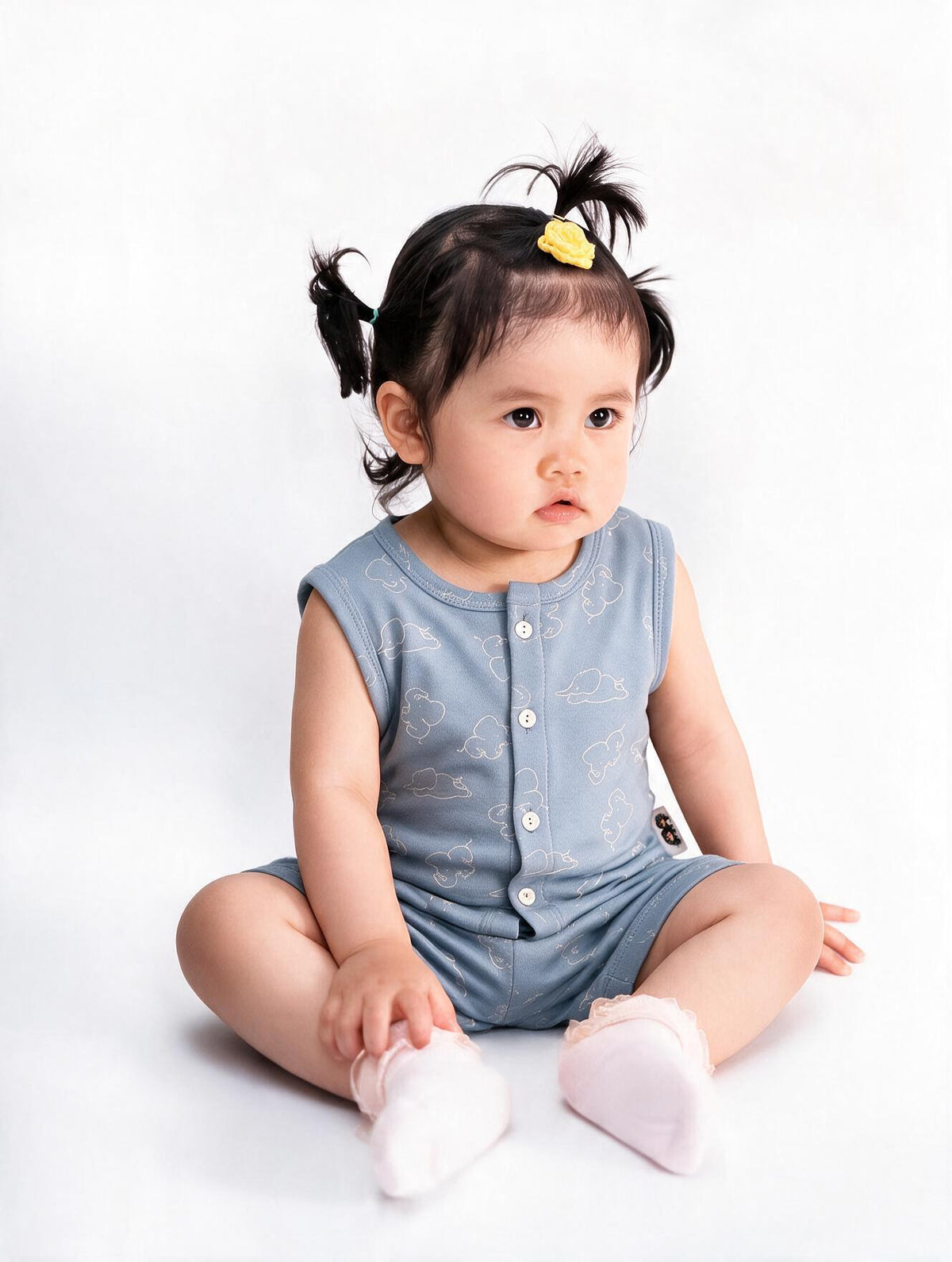 Tiny Trumpet (Blue) Sleeveless Co-ords