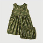 Olive Blossom Sundress