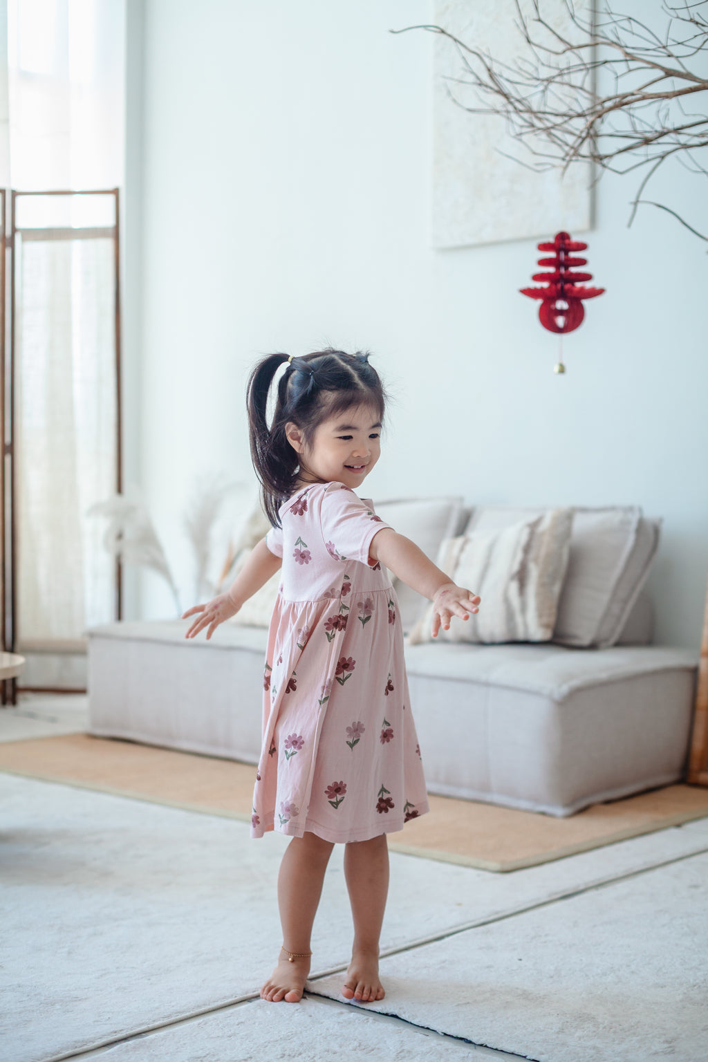Autumn Bloom Summer Dress