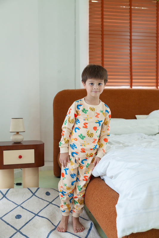 Pineapple Font Toddler Pyjamas