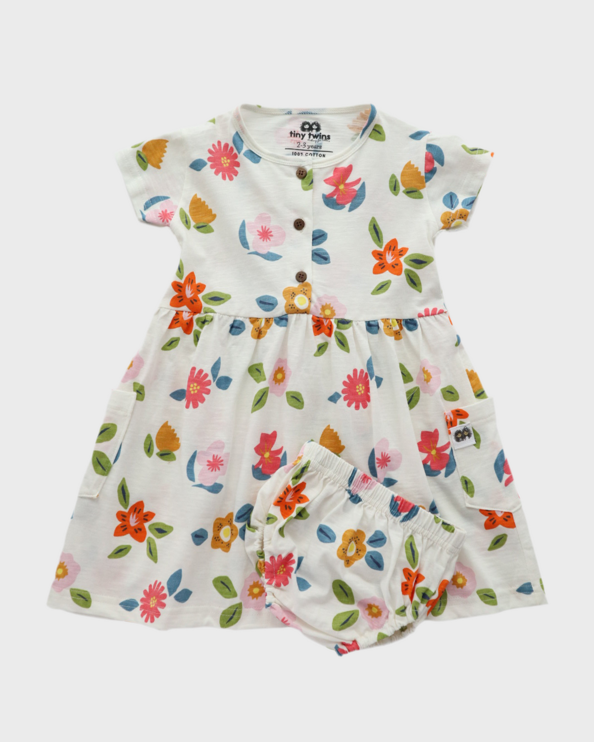 Floral Whisper Dress + Bloomer
