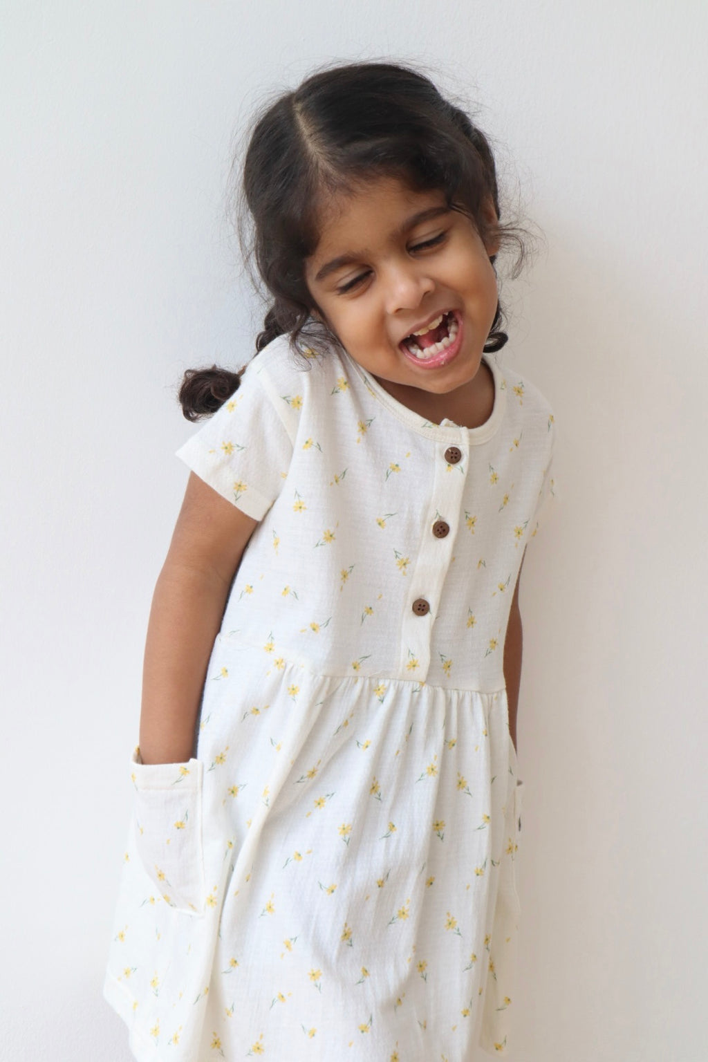 Yellow Fleur Dress