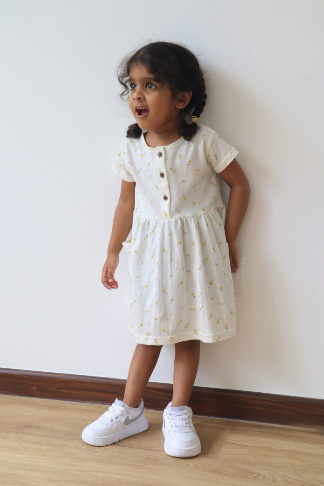 Yellow Fleur Dress