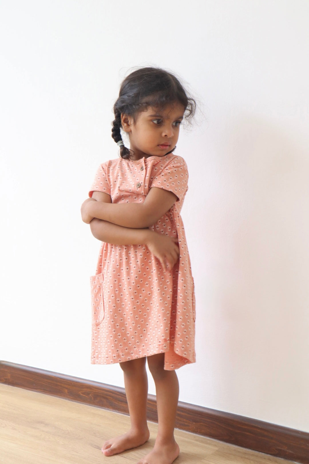Peach Bloom Dress