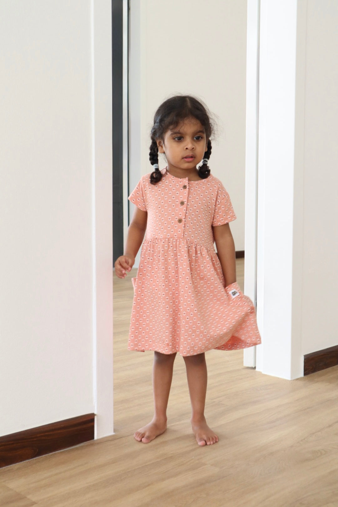 Peach Bloom Dress